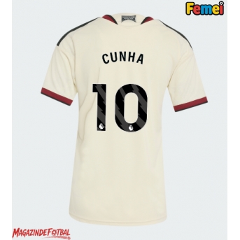 Manchester United Matheus Cunha #10 Tricou Fotbal Replică 2026-27 Femei Treilea